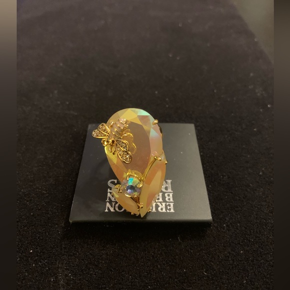 Erickson Beamon Rocks Butterfly detail ring - Picture 1 of 6